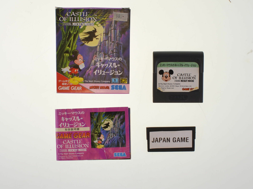Castle of Illusion Starring Mickey Mouse (JAPAN) - Sega Game Gear Games