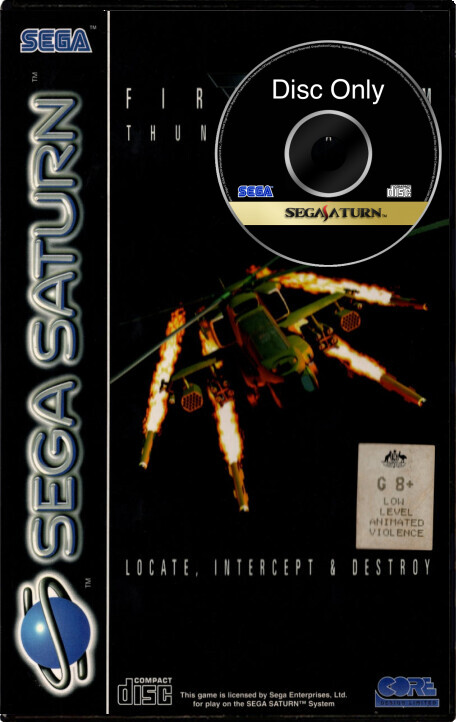 Thunderhawk II Firestorm - Disc Only - Sega Saturn Games