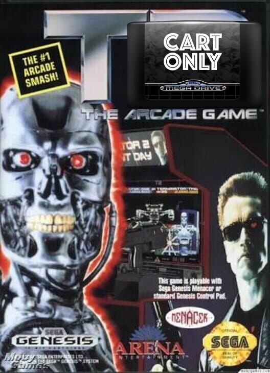 T2: The Arcade Game - Cart Only - Sega Mega Drive Games