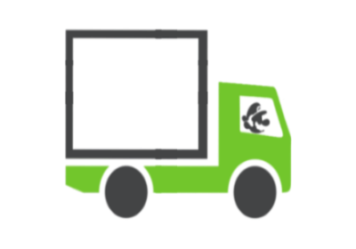 Icon Mario in einem Lastwagen